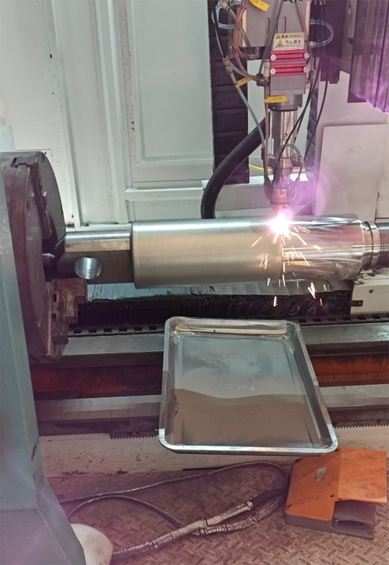 尾梁活塞桿激光熔覆修復(fù)加工